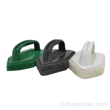 Driehoekige scrubber met handvat